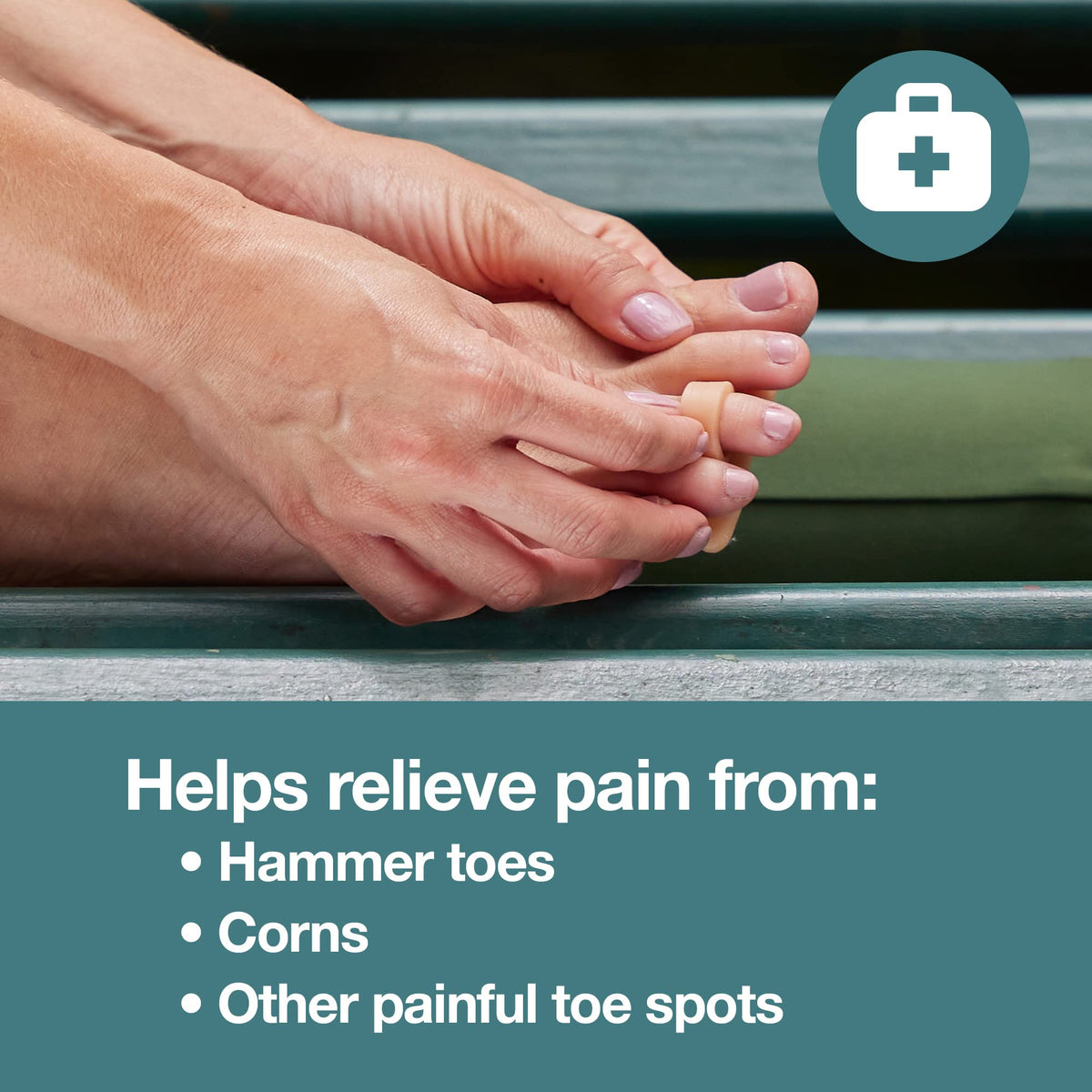 ZenToes Hammer Toe Straightener and Corrector 4 Pack Crests Relieve Foot ZenToesBuy Supplements Australia