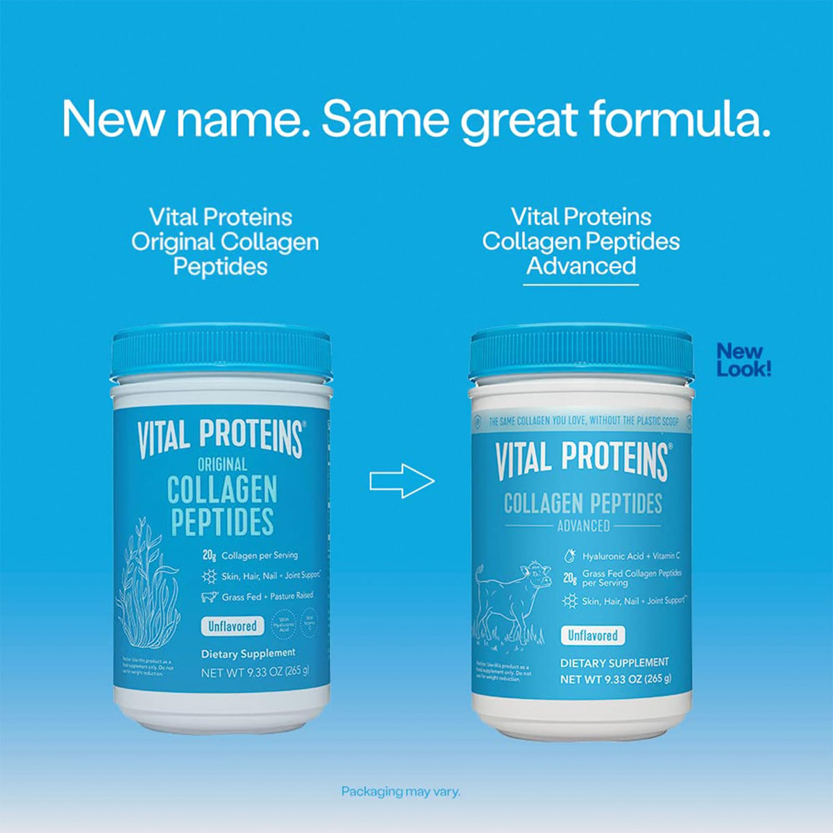 Vital Proteins Collagen Peptides Powder, 9.33 oz Unflavored + 15 oz Vanilla Plant Protein Vital ProteinsBuy Supplements Australia