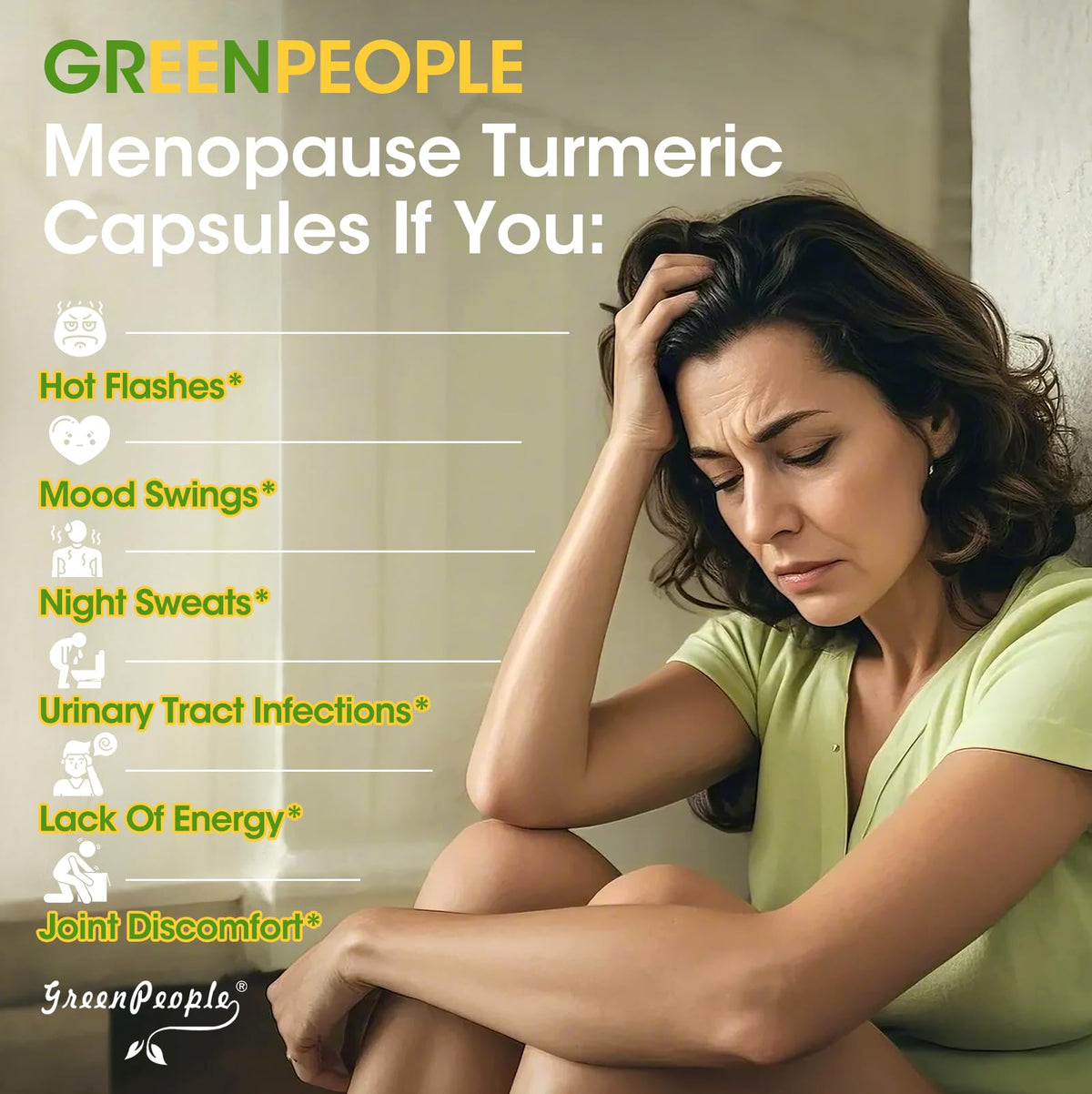 GREENPEOPLE Menopause Supplements for Women - Black Cohosh & Ashwagandha for Hot Flashes, Night Sweats, Mood Swings, Hormonal Balance Support,10 Billion CFU Probiotic - 120 Capsules Vegan Gluten-Free GREENPEOPLEBuy Supplements Australia