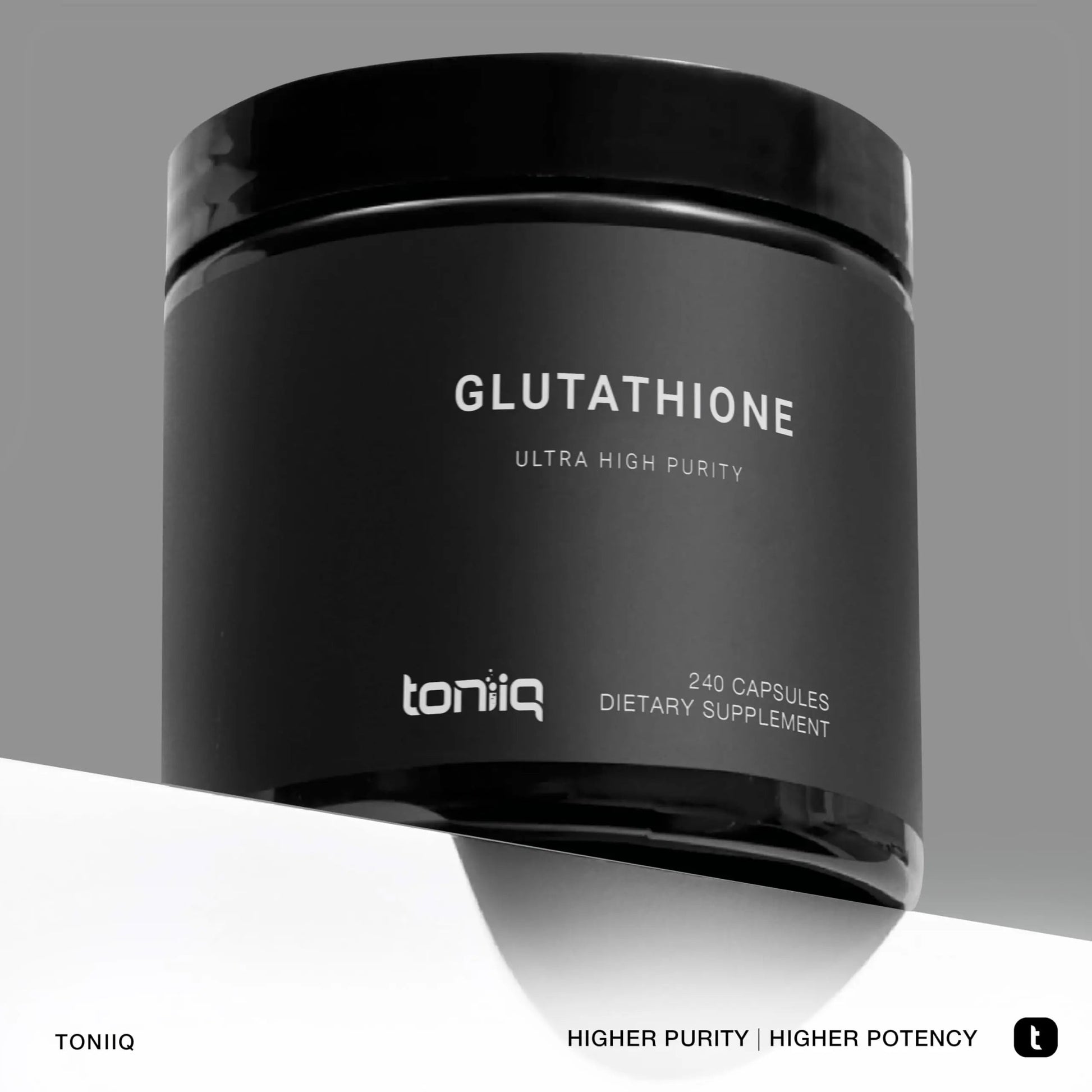 Toniiq Ultra High Strength Glutathione Capsules - 1000mg Concentrated Formula - 98%+ Highly Purified and Bioavailable - Non-GMO Fermentation - 240 Capsules Reduced Glutathione Supplement Toniiq buy supplements Au