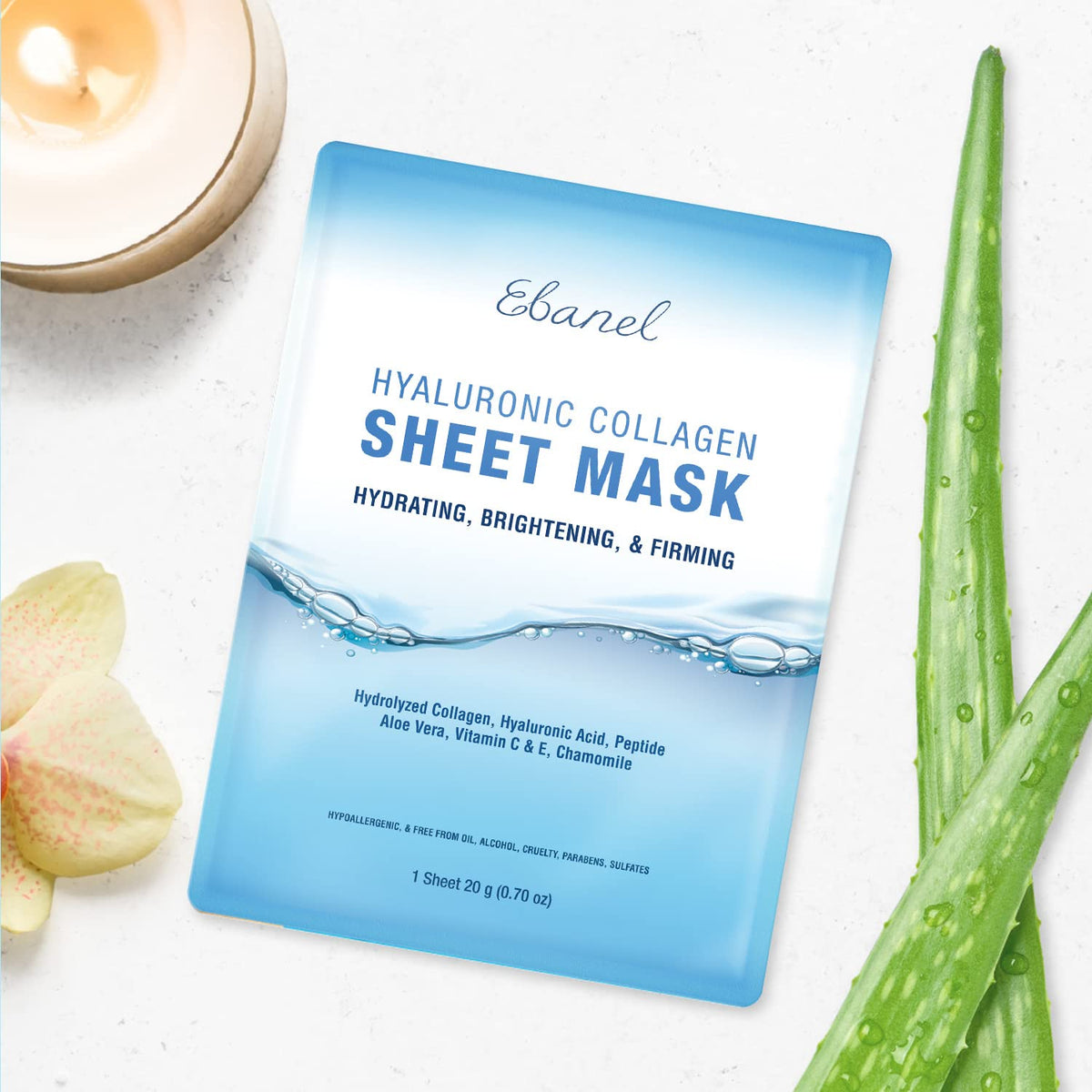 Ebanel Bundle of 30% AHA 2% BHA Chemical Peel and 10 Pack Collagen Face Mask Ebanel buy supplements Au