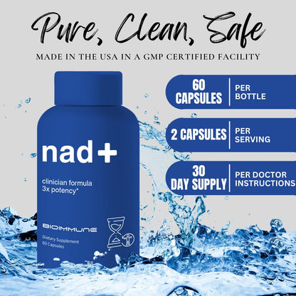 BioImmune NAD+ Supplement. Exclusive Formula w/Patent Pending RiboYOUNG™. Nicotinamide Riboside, Quercetin, Resveratrol, Betaine NRF2 Activator. Anti Aging True NAD Supplement BioImmuneBuy Supplements Australia