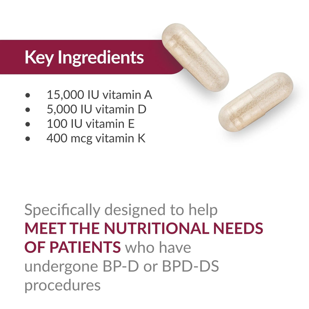 Bariatric Advantage High ADEK Multi - for Bariatric Surgery Patients - Multivitamin with Vitamins A, D, E, K & Trace Minerals Bariatric AdvantageBuy Supplements Australia