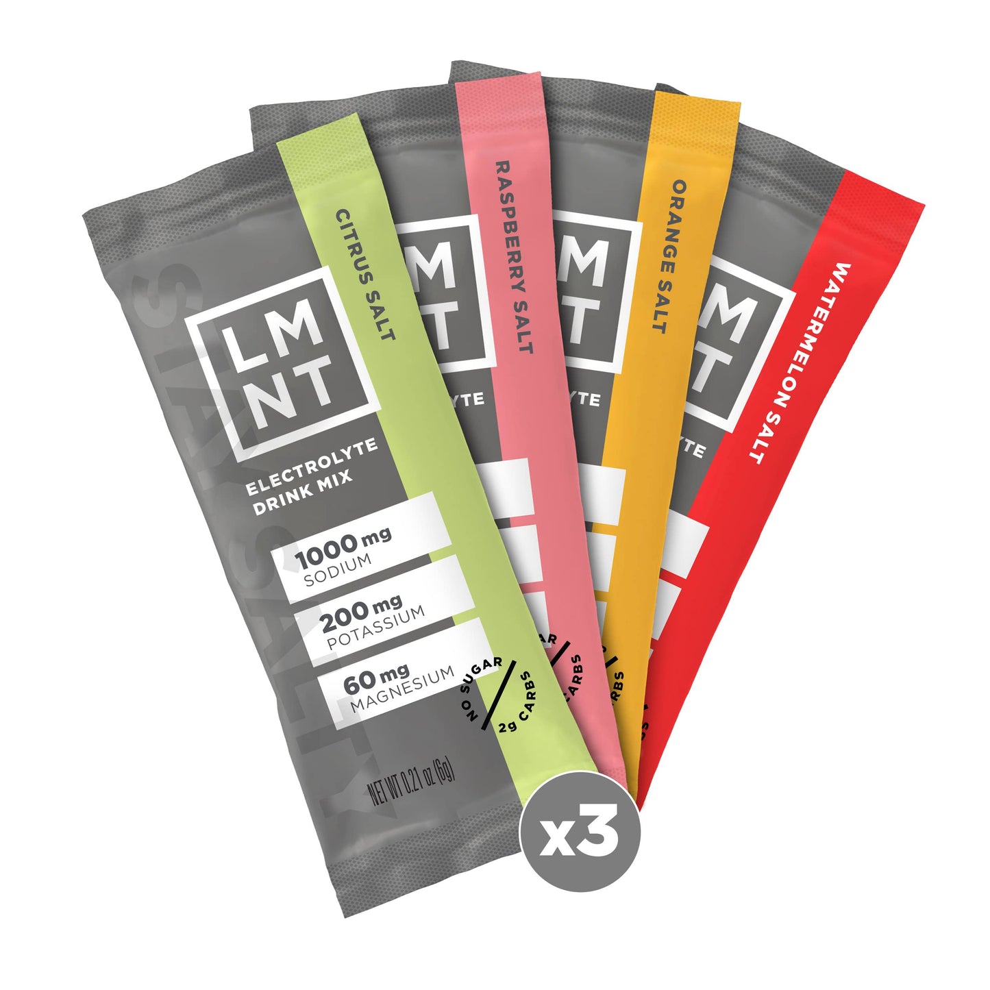 LMNT Zero Sugar Electrolytes - Variety Pack | Drink Mix | 12-Count Drink LMNTBuy Supplements Australia