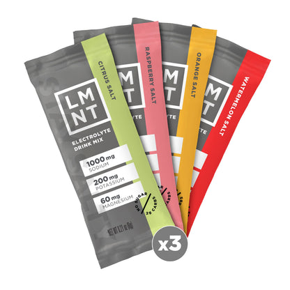 LMNT Zero Sugar Electrolytes - Variety Pack | Drink Mix | 12-Count Drink LMNTBuy Supplements Australia