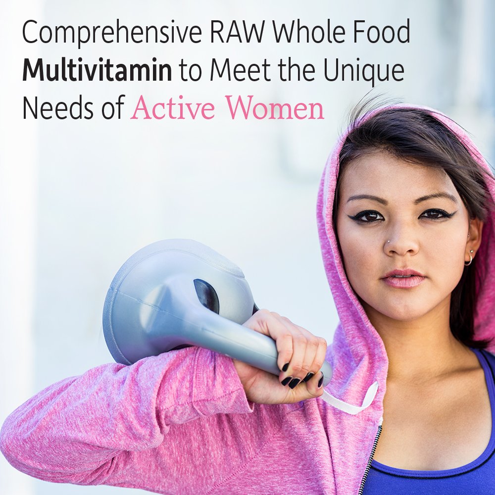 Garden of Life Vitamin Code Raw One for Women, Once Daily Women's Multivitamin - 75 Capsules, One a Day Vitamins Whole Food Iron,