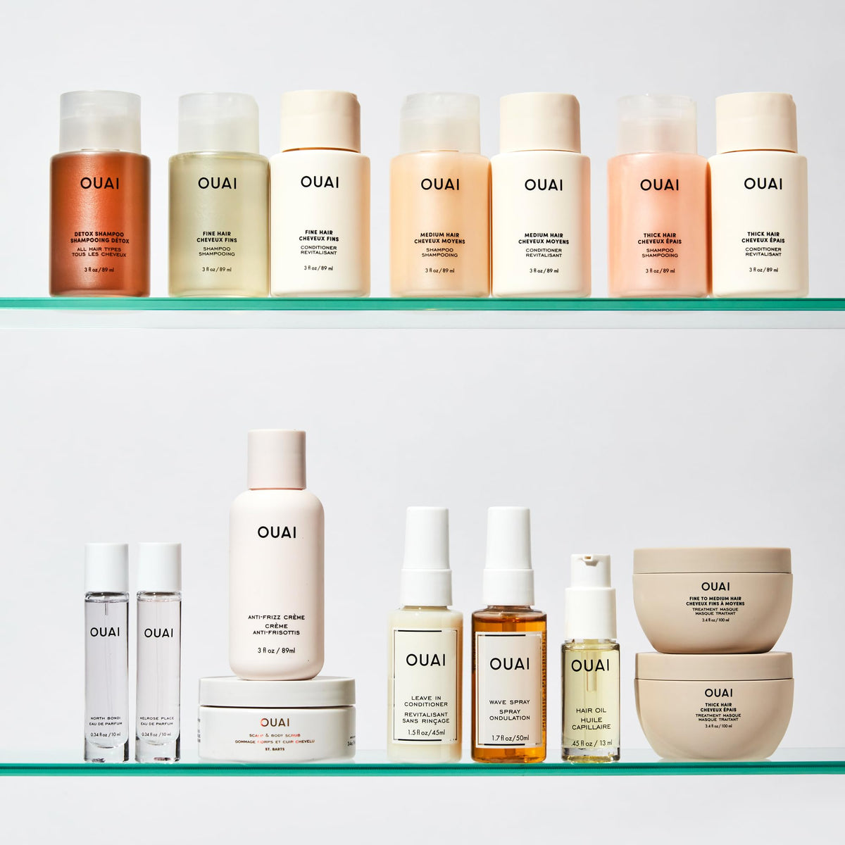 OUAI Fine Shampoo Travel Size - Volumizing Shampoo with Strengthening Keratin, Biotin & Chia Seed Oil for Fine Hair - For Clean, Weightless Body - Paraben, Phthalate & Sulfate Free Hair Care (3 Fl Oz) OUAIBuy Supplements Australia