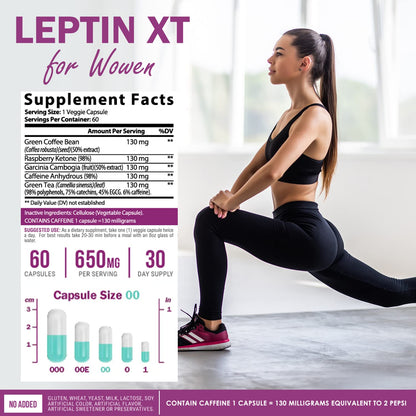 NatureGenX LeptinXT - Leptin Supplements for Weight Loss for Women - Extra Strength NatureGenXBuy Supplements Australia