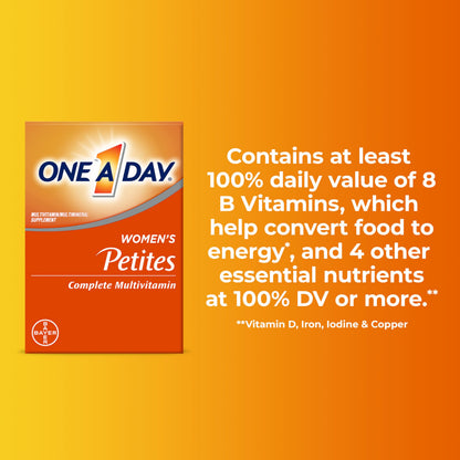 One A Day Women’s Petites Multivitamin,Supplement with Vitamin A, C, D, E and Zinc for Immune Health Support, B Vitamins, Biotin, Folate (as folic acid) ONE A DAYBuy Supplements Australia