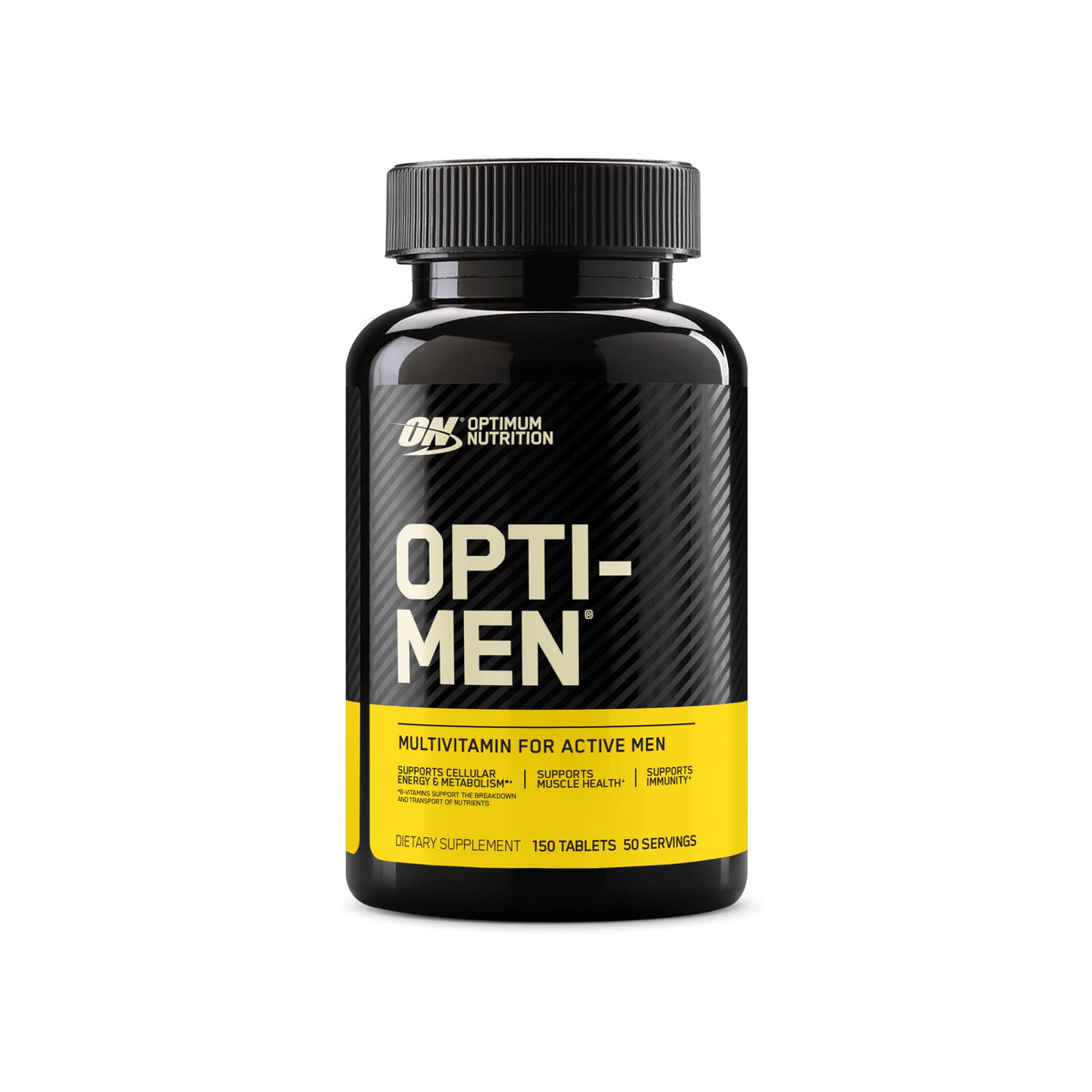 Optimum Nutrition Opti-Men, Vitamin C, Zinc and Vitamin D, E, B12 for Immune Support Mens Daily Multivitamin Supplement