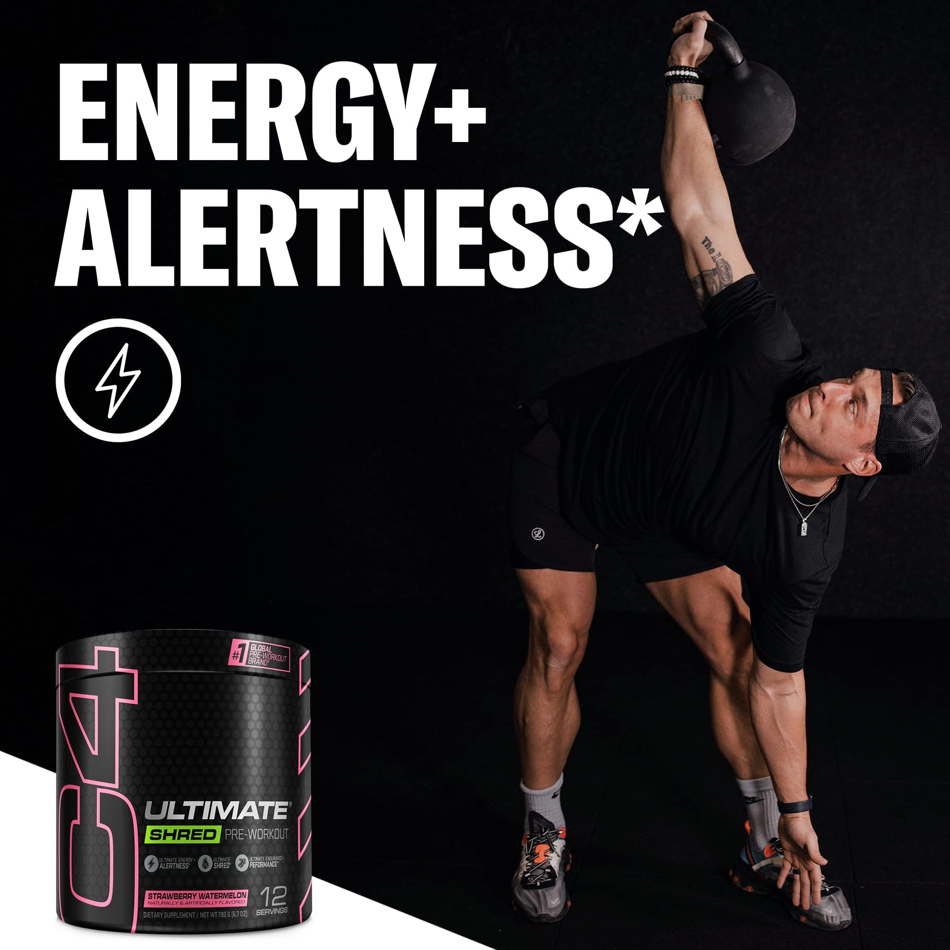 Cellucor C4 Ultimate Shred Pre Workout Powder, Fat Burner for Men & Women, Weight Loss CellucorBuy Supplements Australia