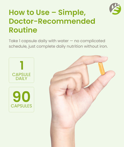 BariSlim Once Daily Bariatric Multivitamin Capsule - Iron-Free Formula - Bariatric Vitamin and Supplement for Post Surgery, Including Gastric Bypass and Gastric Sleeve | 90-Day Supply BariSlim buy supplements Au