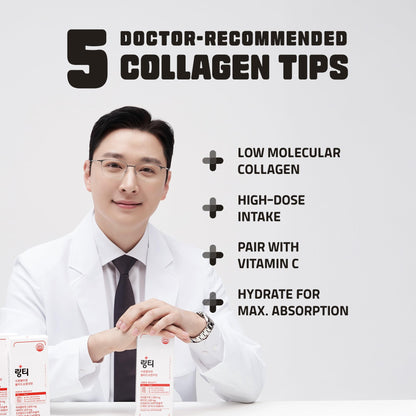 LINGTEA Doctor Developed Hydration Aqua Collagen Drink Mix -Blood Orange Flavor | 1,000mg Ultra-Micro Collagen | Maximum Absorption | Rapid Hydration | Vitamin C | Anti-Aging | Skin Health | 10 Count LINGTEABuy Supplements Australia