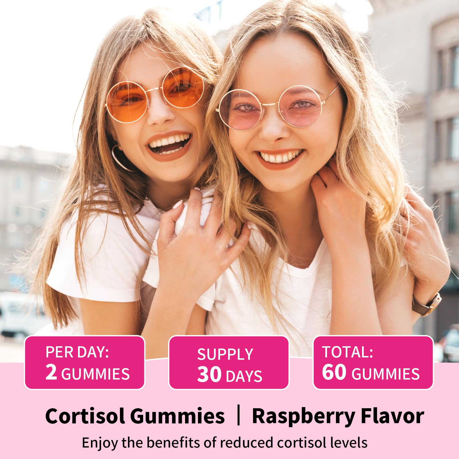 YXSW Cortisol Supplements Gummies for Women Sugar-Free Cortisol Gummies with Magnesium Glycinate Ashwagandha Rhodiola Rose for Relaxation, Focus, Zzz Support, Raspberry Flavor, 60 Count YXSWBuy Supplements Australia