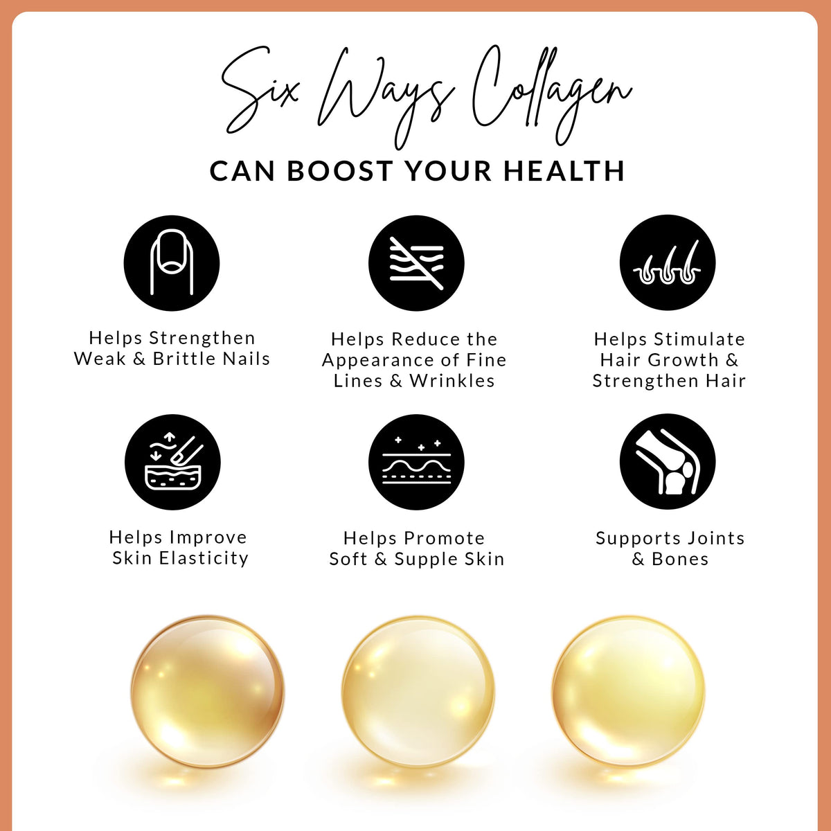 Marine Collagen Peptides Capsules - Hydrolyzed Collagen Supplements for Women & Men - High Strength Capsules Formula BIRCH & WILDEBuy Supplements Australia