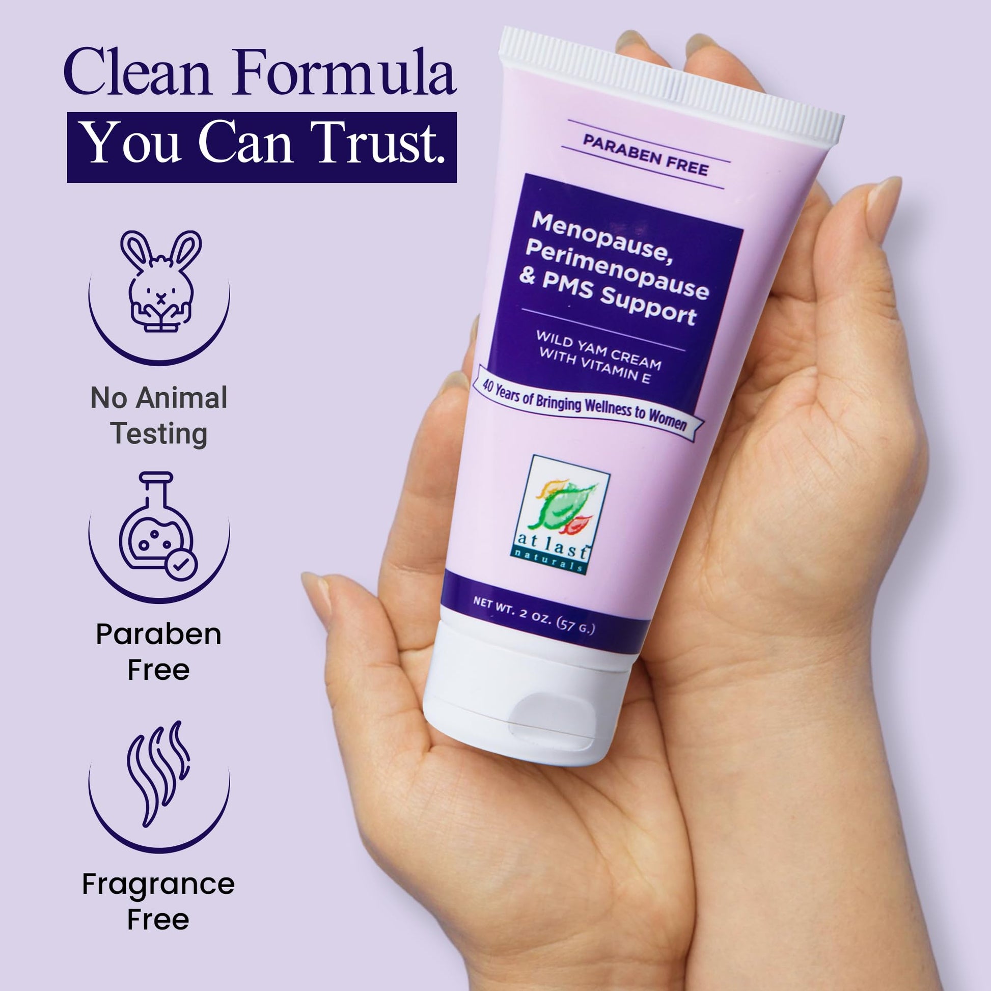 At Last Naturals Wild Yam Cream Hormone Balance for Women Menopause PMS Relief with Vitamin E Helps Smooth Dry Skin Reduce Hot Flashes and Promotes Well Being (2 oz 1 Packs) At Last NaturalsBuy Supplements Australia