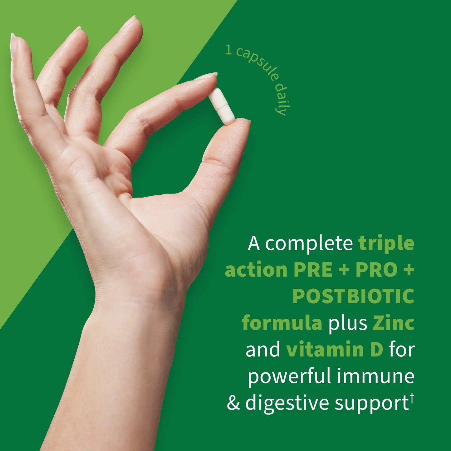 Garden of Life Dr. Formulated Pre, Post & Probiotics Immune Support with Prebiotics & Postbiotics – 50 Billion CFU, Gut & Digestive Health Support, Zinc & Vitamin D3, Vegan, 30 Day Supply Garden of LifeBuy Supplements Australia