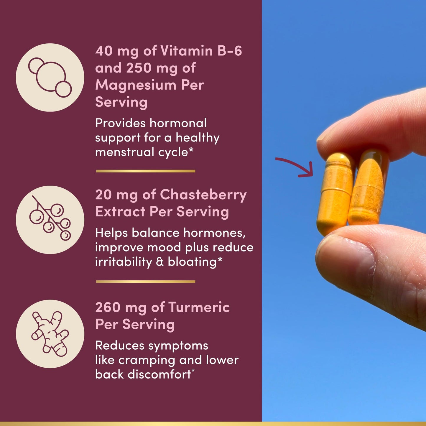 Nature’s Bounty Optimal Solutions Advanced PMS Relief for Menstrual Cycle Support, PMS Support Supplement for Women, Bloating Relief – Chasteberry, Hormone-Free, 60 Vegetarian Capsules Nature's BountyBuy Supplements Australia