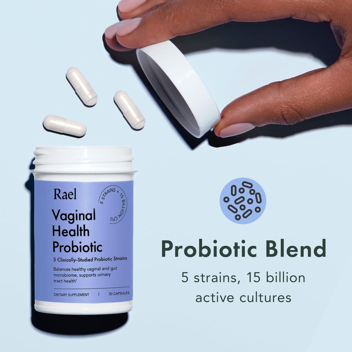 Rael Probiotics for Women - Supplements, Digestive Enzymes, Prebiotics, pH Balance, Vaginal Odor & Flora RaelBuy Supplements Australia