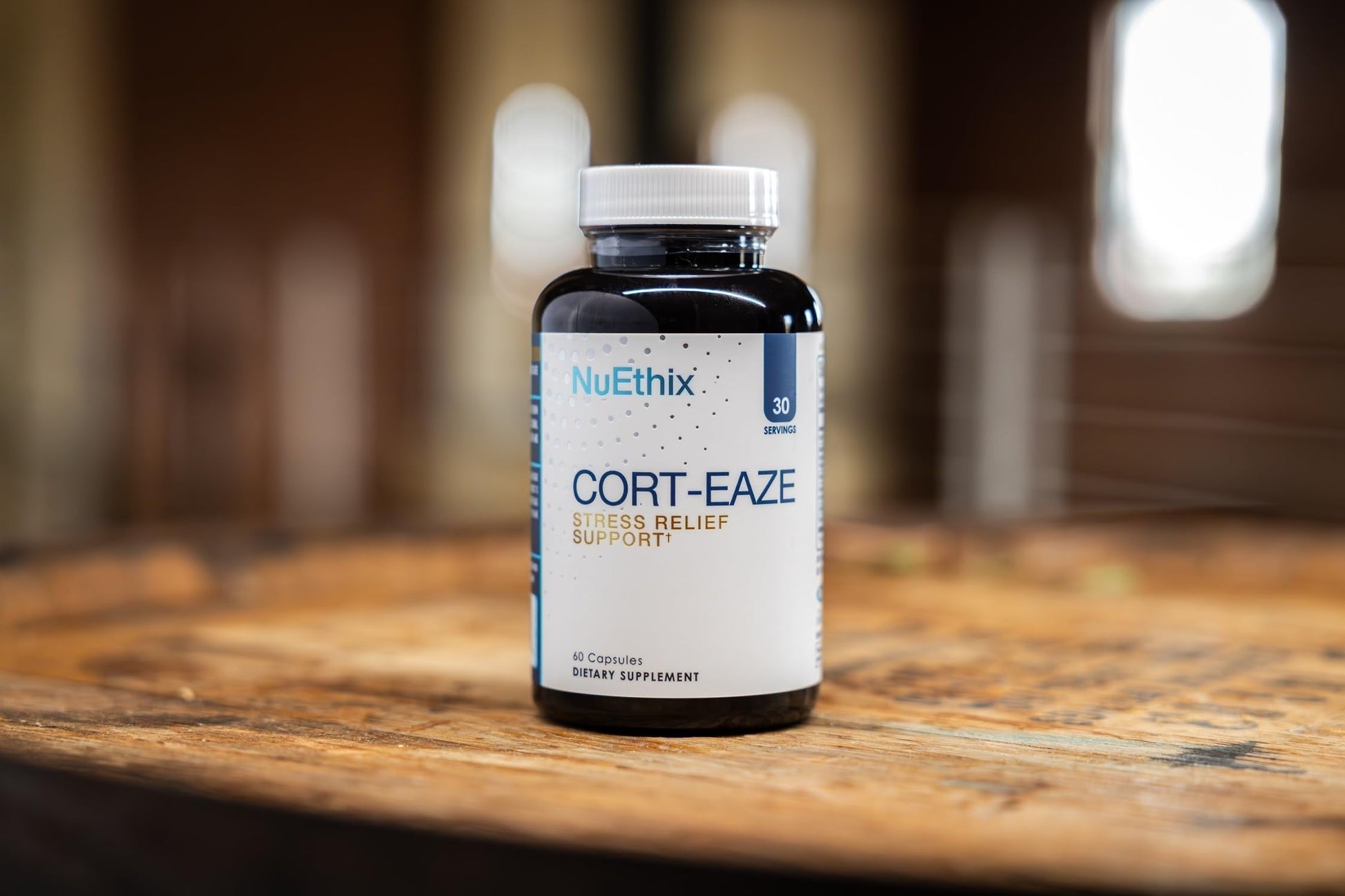 NuEthix Formulations Cort-Eaze - Cortisol Supplement - Health Support Supplement with Ashwagandha, L-Theanine & Rhodiola Rosea - Relaxation and Deep Sleep, 60 Capsules, 30 Servings NuEthix FormulationsBuy Supplements Australia