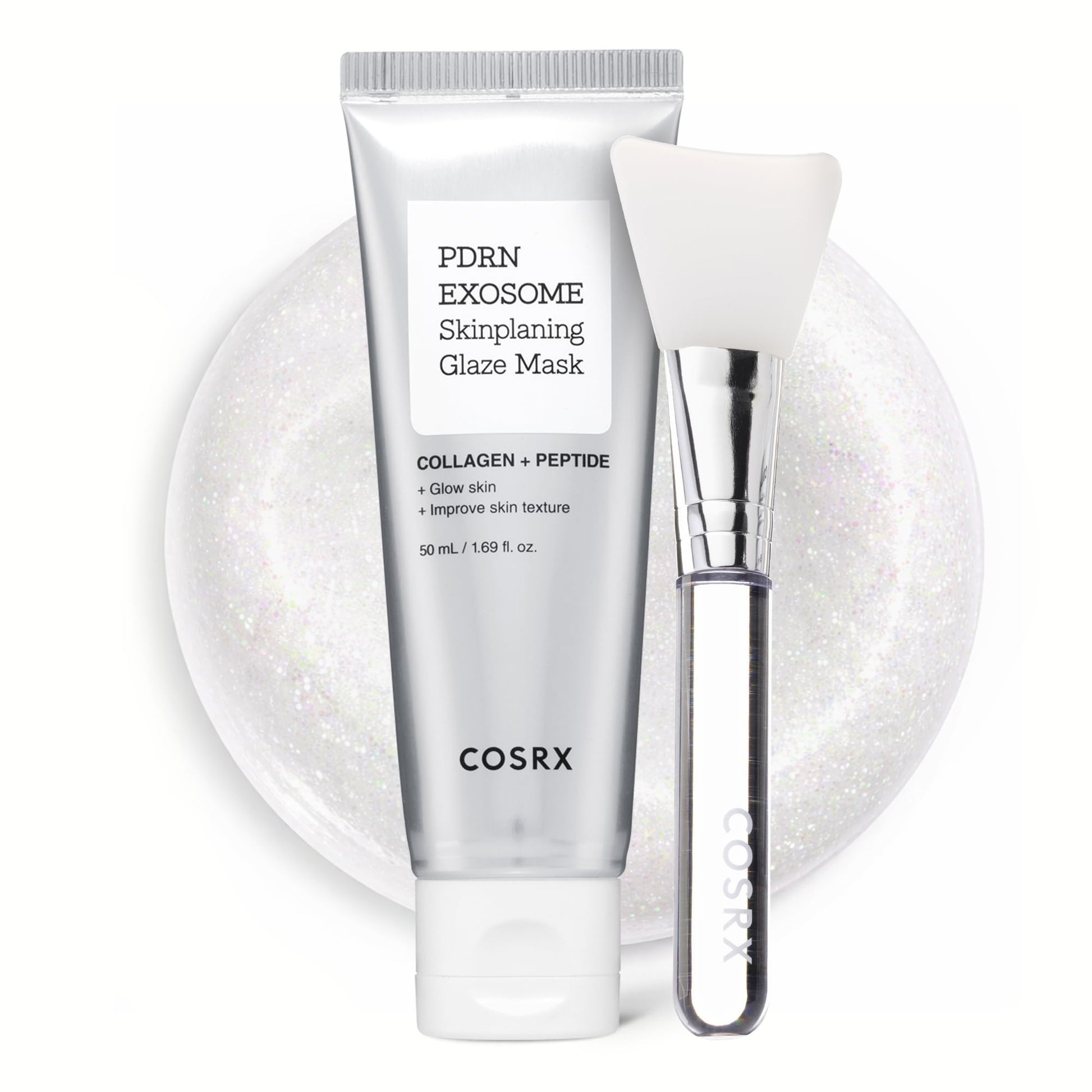 COSRX PDRN EXOSOME Glaze Wrapping Mask with SALMON DNA PDRN, Instant Glow, Easy Peel-Off Overnight Mask for Glass Skin, Firmness, Elasticity & Skin Texture Care, Mothers day gift, Korean Skin Care COSRX buy supplements Au