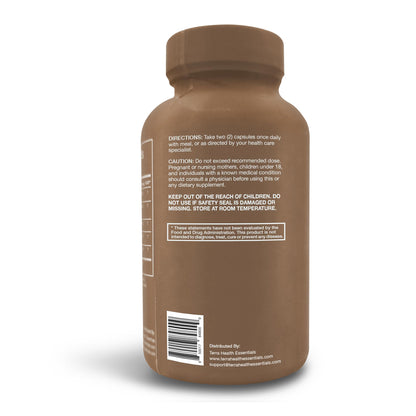 Terra Health Essentials NOOFOCUS - Nootropics Brain Support Supplement with Adaptogenic Mushrooms, Alpha-GPC, Gotu Kola, L-Theanine for Focus & Memory - All Natural, 30 Day Supply Terra Health EssentialsBuy Supplements Australia