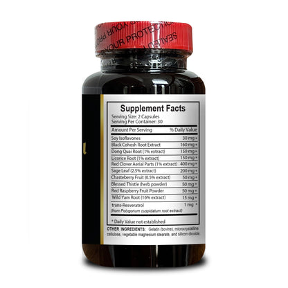 MENOPAUSE SUPPORT SUPPLEMENT - Perimenopause Supplements Women for Hot Flashes, Menopause Support, Supplement for Women Supports Hormone Balance with Black Cohosh - 1 Bottle 60 Capsules OLANTA TRADE SOLUTIONBuy Supplements Australia