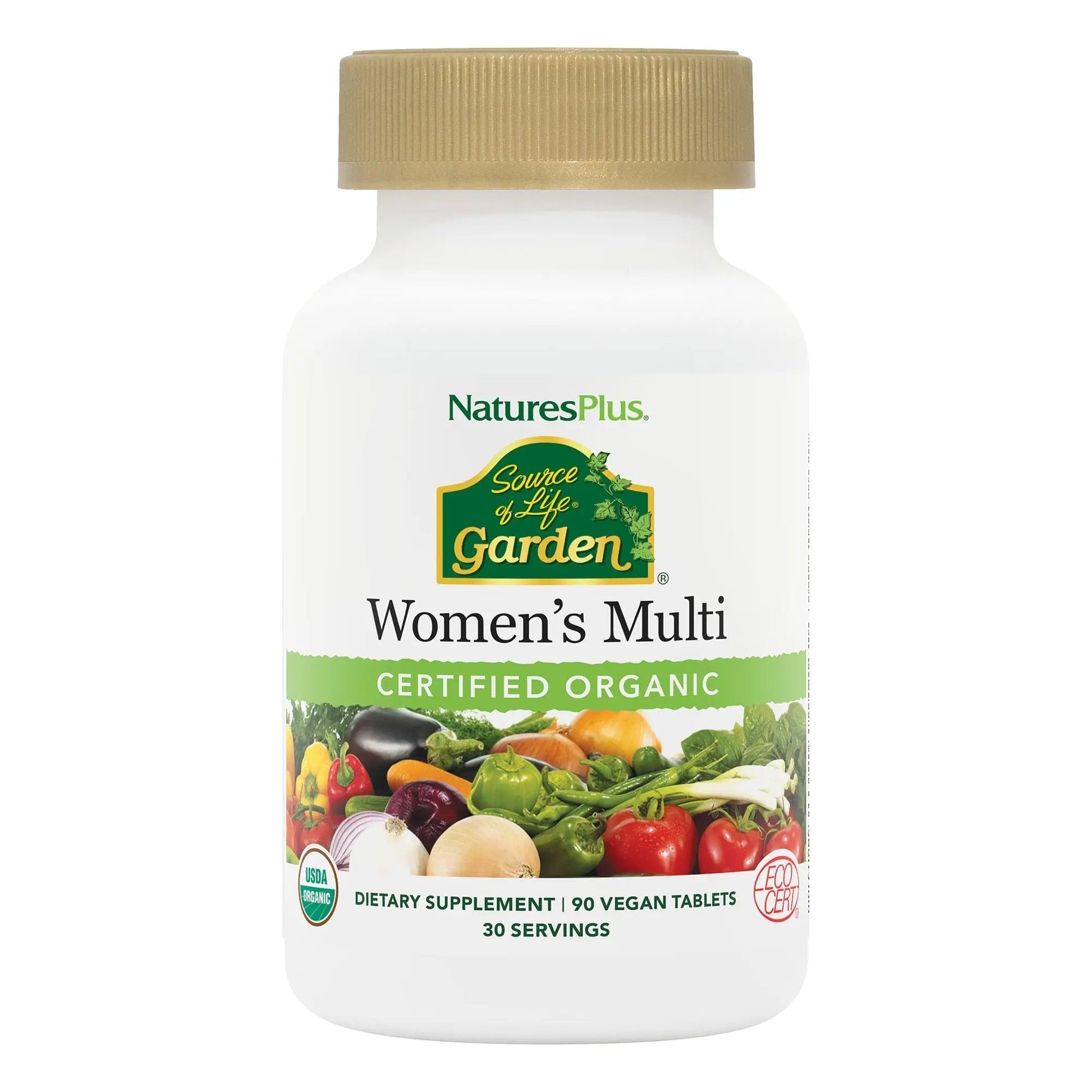 NaturesPlus Source of Life Garden Women’s Multivitamin - 90 Tablets - Supports Energy & Healthy Immune System Nature's Plus