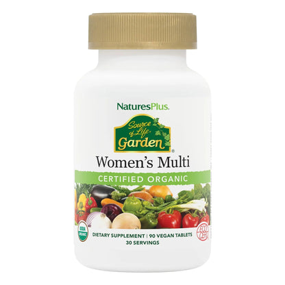 NaturesPlus Source of Life Garden Women’s Multivitamin - 90 Tablets - Supports Energy & Healthy Immune System Nature's Plus