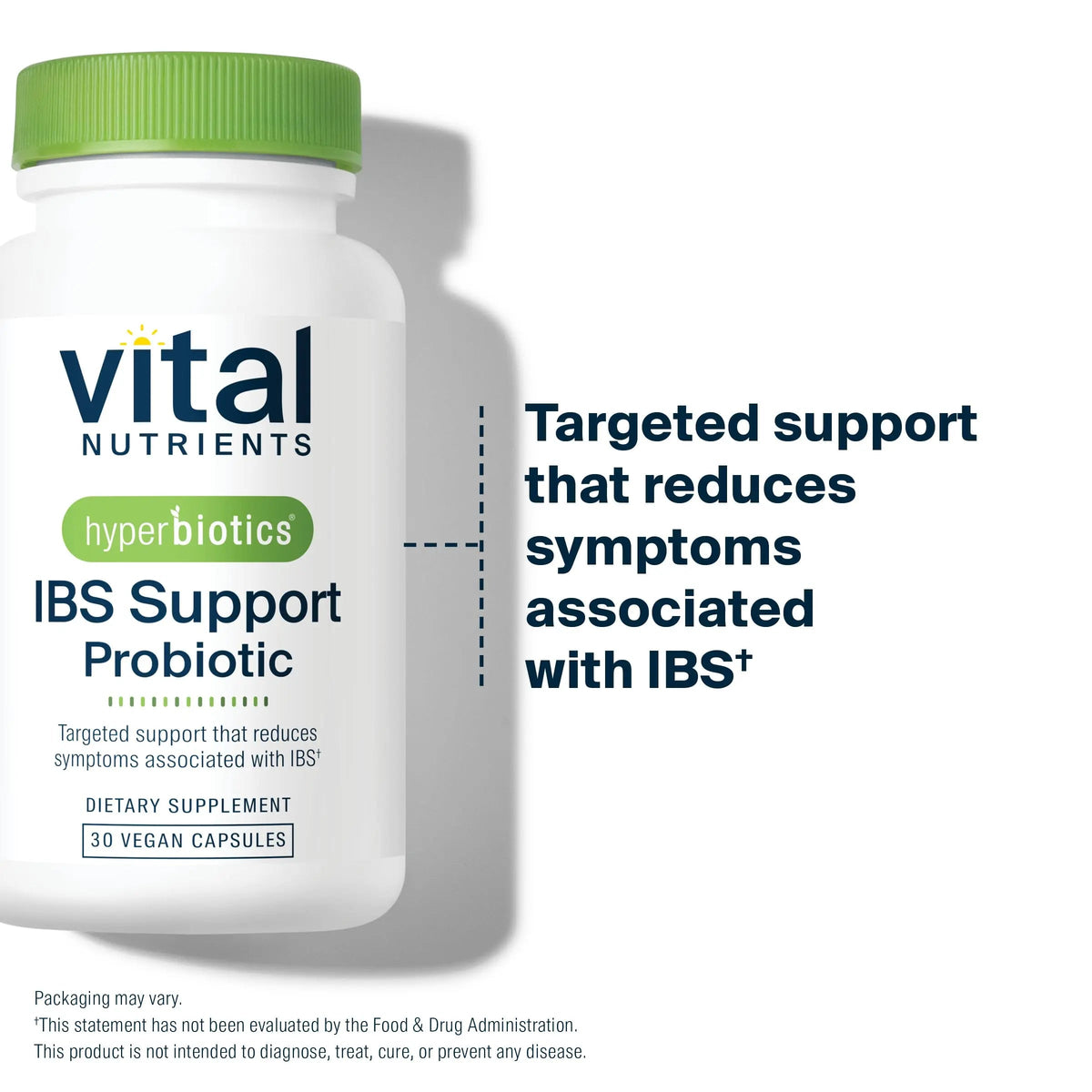 Hyperbiotics Vital Nutrients IBS Probiotic | Reduce Symptoms of IBS* | Clinically Studied Vegan probiotic for IBS Relief from Bloating, Gas, Diarrhea, & Abdominal Discomfort* | 30 Capsules HyperbioticsBuy Supplements Australia