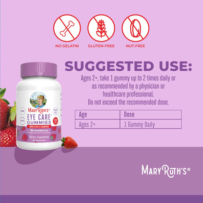 MaryRuth Organics Eye Care Gummies | Eye Health Vitamins for Adults and Kids | Lutein and Zeaxanthin Supplements | for Eyes | Vegan | Non-GMO | Gluten Free | 90 Count MARYRUTH'SBuy Supplements Australia