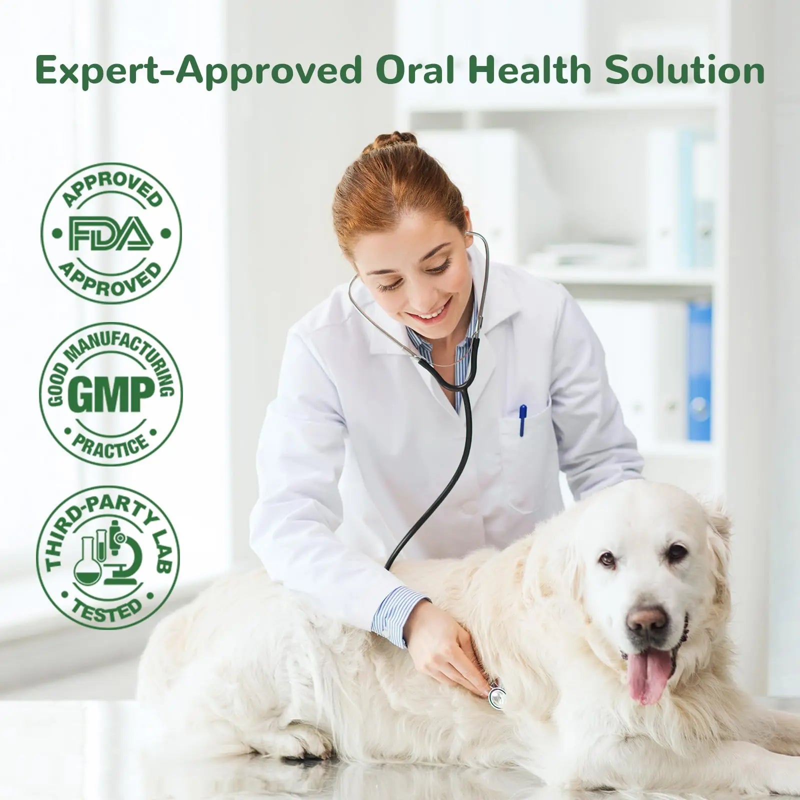 Vetriuntrix Dog Teeth Cleaning Powder, Dental Powder for Dogs Teeth Tartar Remove & Plaque Off, Fresh Breath for Dogs with Natural Plants Blend, Enzymes and Postbiotics, 80g VetriuntrixBuy Supplements Australia
