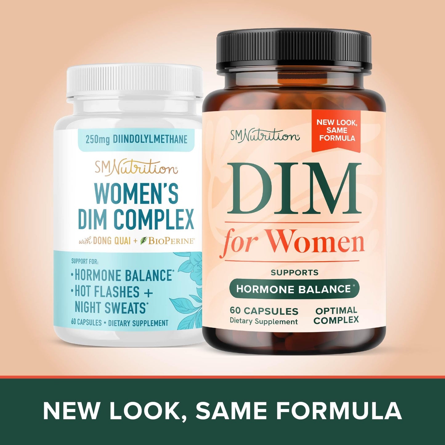 DIM Supplement for Women 250 mg | Estrogen & Hormone Balance | Menopause, Hot Flashes & Night Sweats Support | DIM Complex Estrogen Supplement for Women | with BioPerine | Gluten-Free | 60 Ct SMNutritionBuy Supplements Australia
