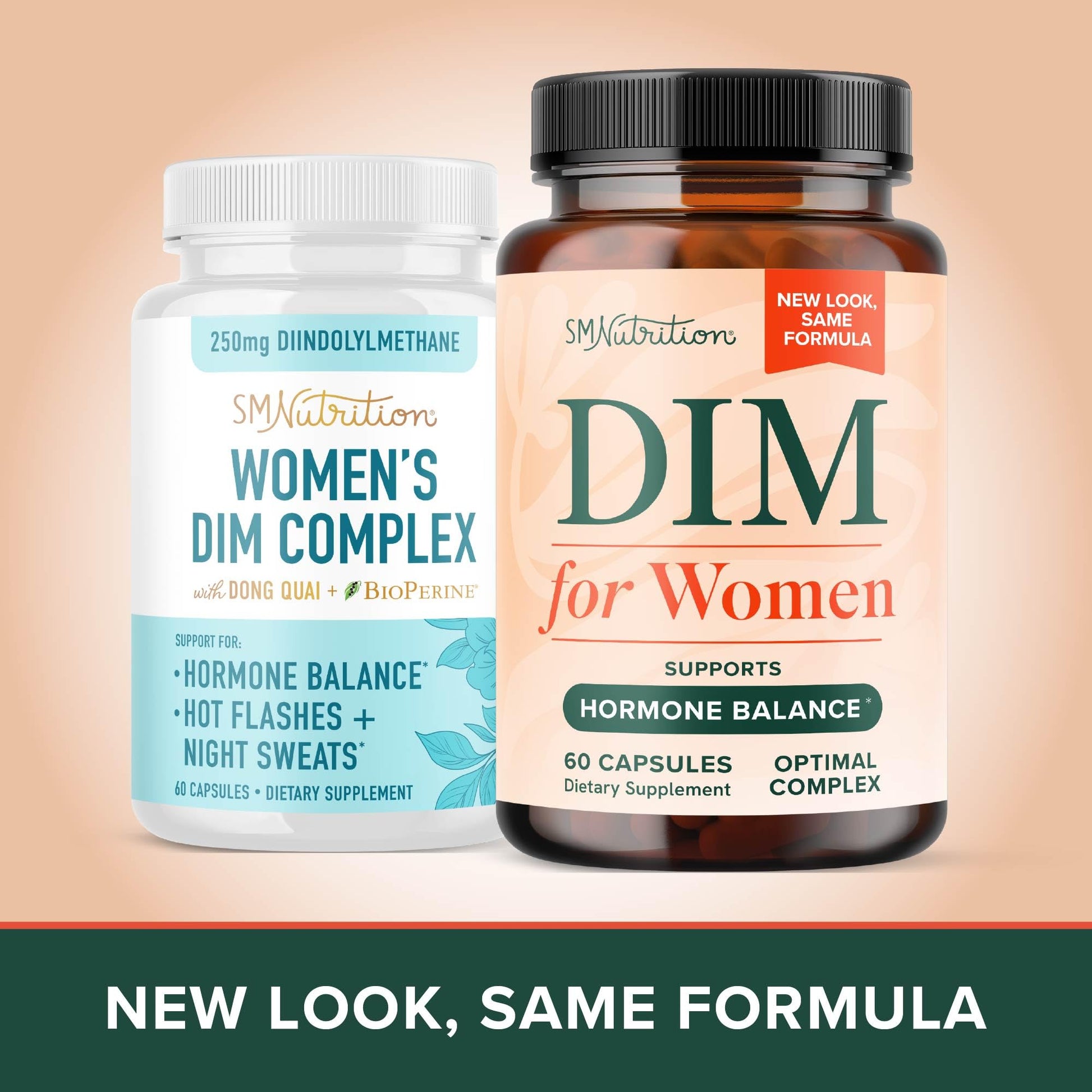 DIM Supplement for Women 250 mg | Estrogen & Hormone Balance | Menopause, Hot Flashes & Night Sweats Support | DIM Complex Estrogen Supplement for Women | with BioPerine | Gluten-Free | 60 Ct SMNutritionBuy Supplements Australia