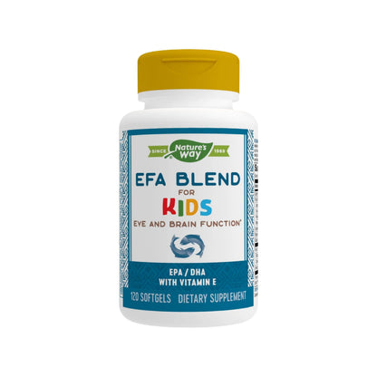 Nature's Way EFA Blend for Kids with vitamin E, Supports Eye and Brain Function*, 120 Softgels Nature's WayBuy Supplements Australia