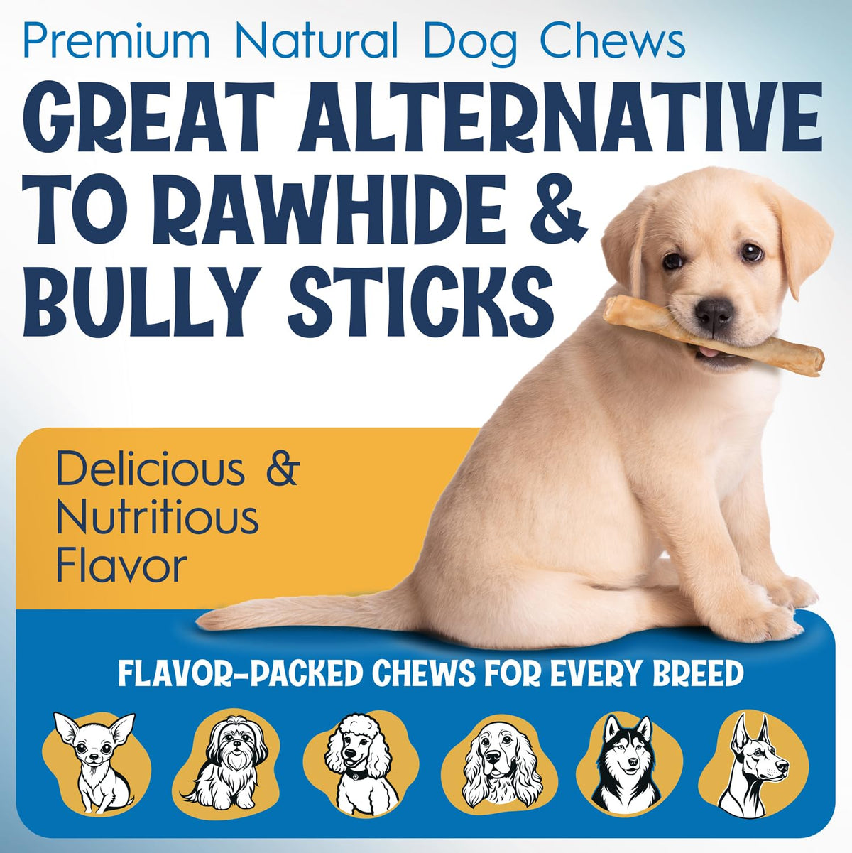 FETCHERONI 6" Collagen Sticks for Dogs – Low Odor Long-Lasting Bully Stick & Rawhide Alternative, Single Ingredient Beef Bone, High Protein Dental Treat, Vet Approved, Improves Joint Health – 20 Pack FETCHERONIBuy Supplements Australia