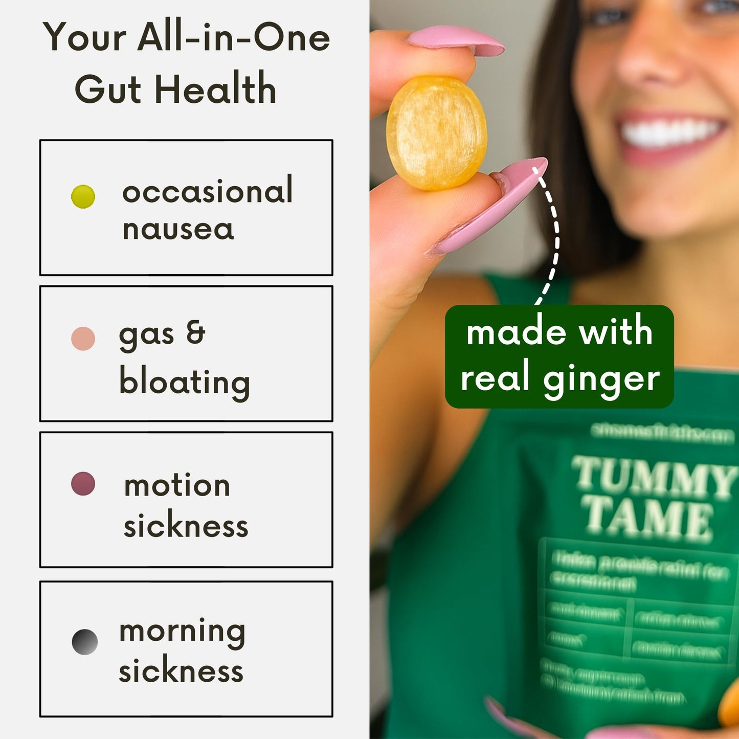 Stomach Bloom Fast-Acting Ginger for Nausea Relief | Herbal Relief for Pregnancy Nausea and Morning & Motion Sickness | Ginger, Lemon, Spearmint & B6. 28 Individually Sealed Drops. Stomach Bloom buy supplements Au