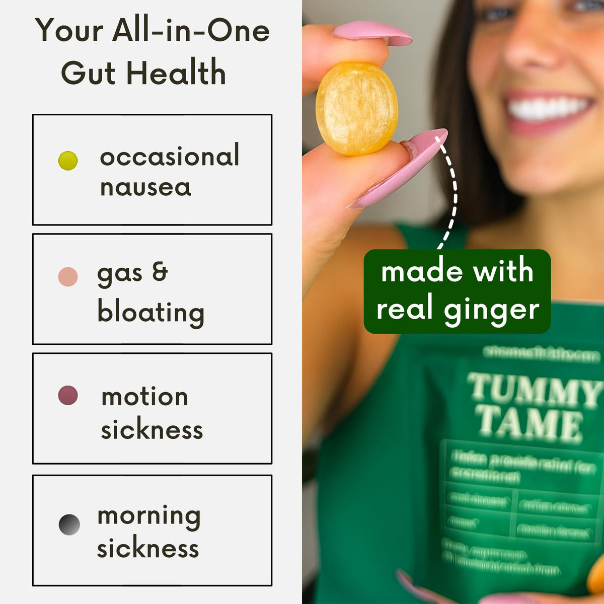 Stomach Bloom Fast-Acting Ginger for Nausea Relief | Herbal Relief for Pregnancy Nausea and Morning & Motion Sickness | Ginger, Lemon, Spearmint & B6. 28 Individually Sealed Drops. Stomach Bloom buy supplements Au