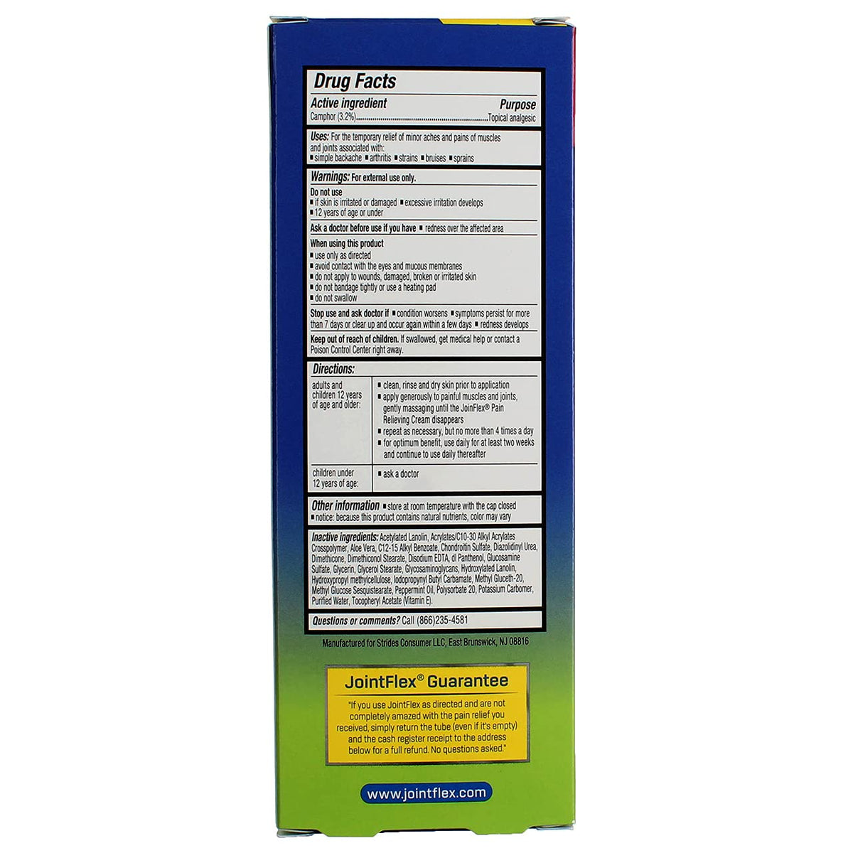 JointFlex Pain Relieving Cream 4 oz (Pack of 5) JointFlexBuy Supplements Australia