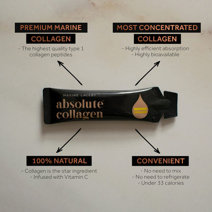 Absolute Collagen Marine Liquid Collagen Supplement for Men - Higher Absorption Than Tablets - 14 x 8000 mg Absolute CollagenBuy Supplements Australia