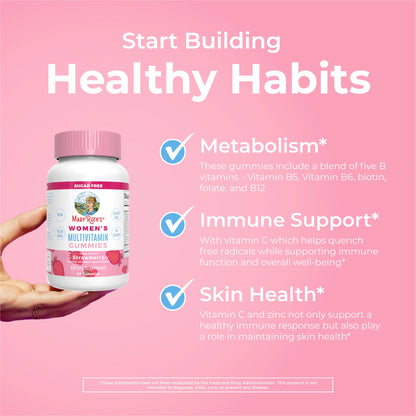MaryRuth Organics Women's Immune Support Multivitamin Gummies | Ages 14+ | Skin Health | Gummy Vitamins for Women | Sugar-Free | Vegan | Non-GMO | 60 Count MARYRUTH'SBuy Supplements Australia