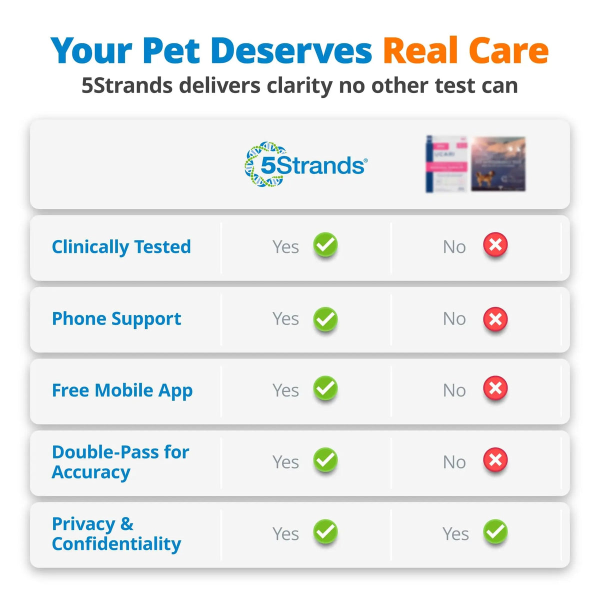 5Strands Raw & Fresh Pet Food Intolerance Test, at Home Gut Health Test for Dogs & Cats, 400+ Raw & Gently Cooked Fresh Food Items Tested, Accurate for All Ages & Breeds, Fast 4 Day Results 5StrandsBuy Supplements Australia