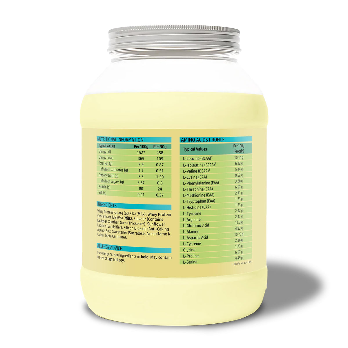 NutriVolv Whey Protein Isolate & Concentrate Powder | Vanilla Flavour 900g | 30 Servings NutriVolvBuy Supplements Australia