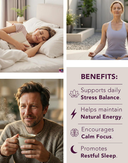 Cortisol Manager – Adrenal Support Supplement for Women & Men – Natural Stress Relief, Calm & Sleep Support – Cortisol Reducer with Ashwagandha, Magnesium, L-Theanine & Rhodiola – 90 Vegan Capsules ONE 365Buy Supplements Australia