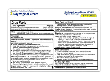 Clotrimazole 3 -Day Vaginal Cream - 0.74 Oz (PACK OF 3) ClotrimazoleBuy Supplements Australia