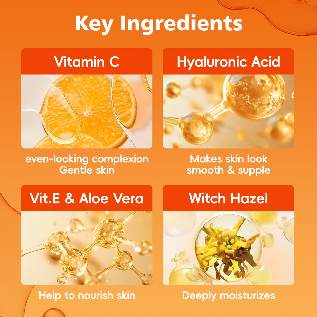 MSMEESUYA Vitamin C Serum for Face 2-Pack, Brightening Facial Serum with Hyaluronic Acid & Vitamin E, Helps Improve Dark Spots, Uneven Tone, Fine Lines & Wrinkles, 1 Fl Oz Each MSMEESUYA buy supplements Au