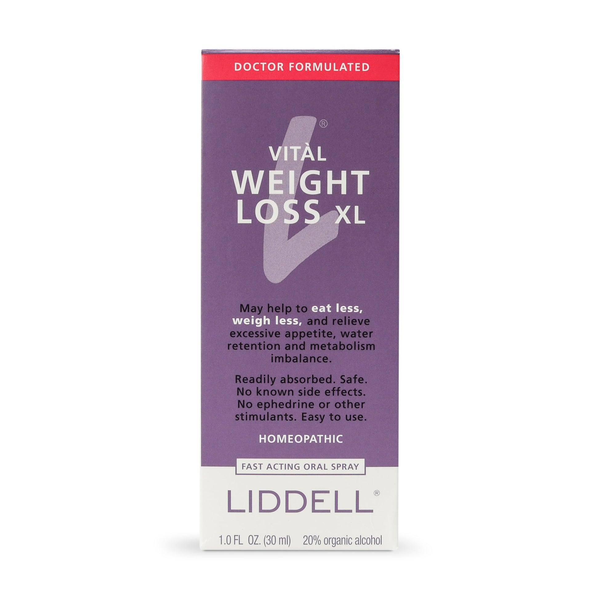 VITL Weight Loss XL Liddell Homeopathic 1 oz Liquid LiddellBuy Supplements Australia