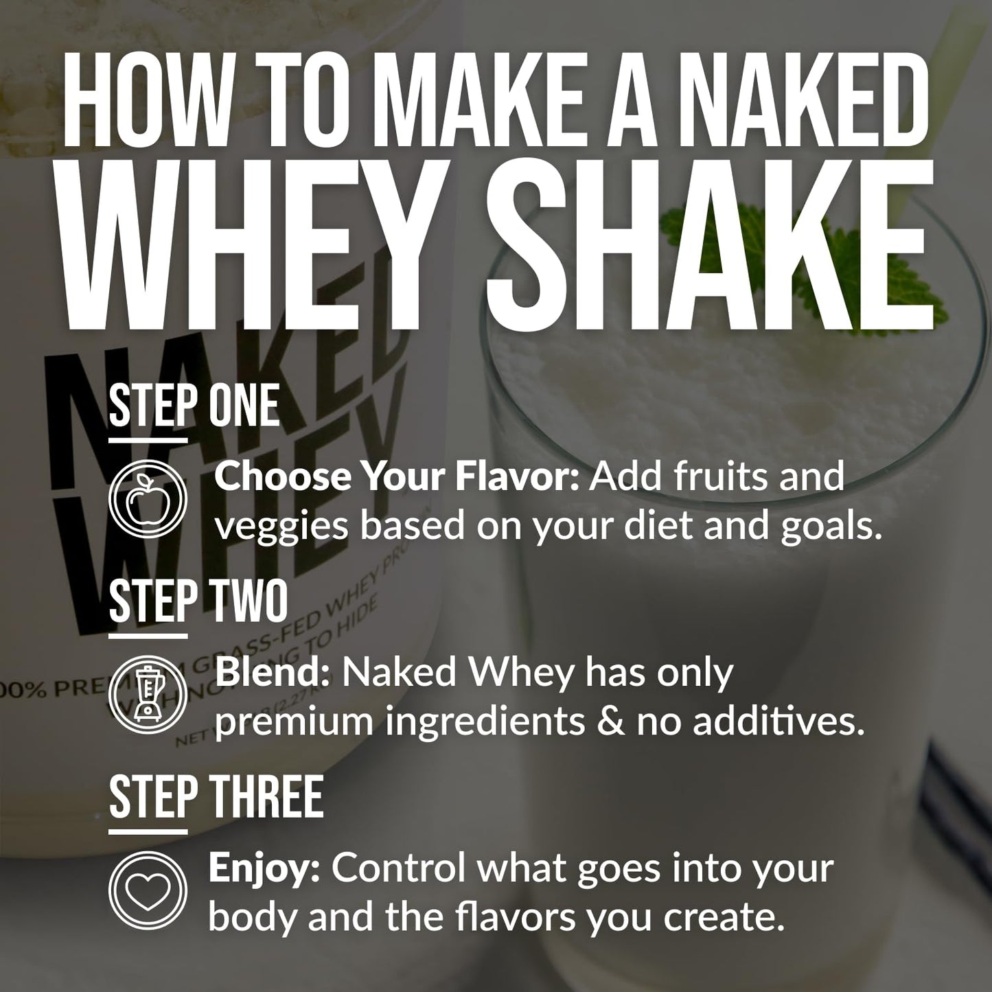 NAKED Whey Double Chocolate Grass Fed Whey Protein Powder, No GMO, No Soy NAKEDBuy Supplements Australia