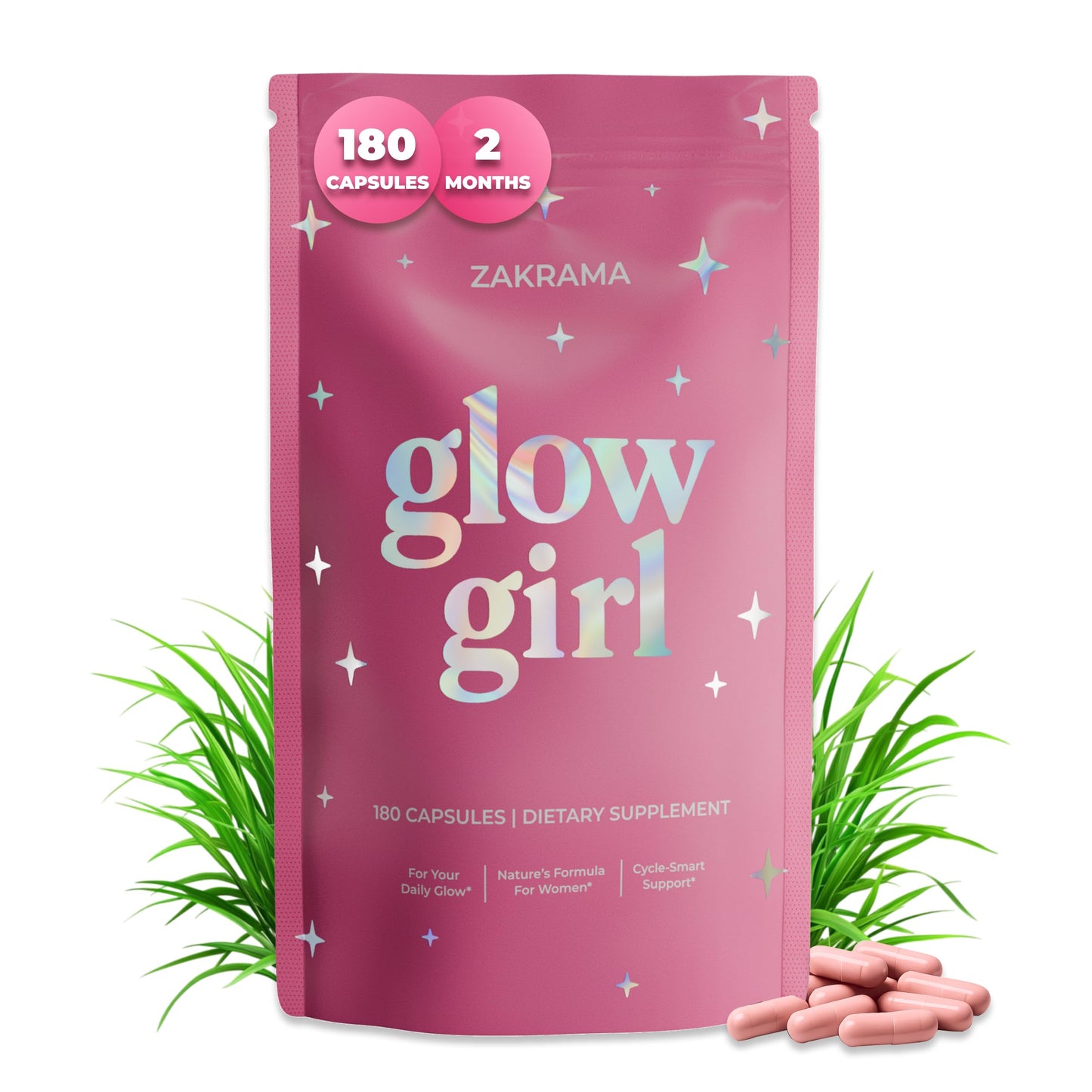 Beef Organ Supplement for Women – Grass-Fed Beef Liver, Ovary, Uterus & Organ Complex for Hormone Balance, Energy & PMS Support – Pasture-Raised + Vitamin C – 180 Capsules | Glow Girl | Zakrama ZakramaBuy Supplements Australia