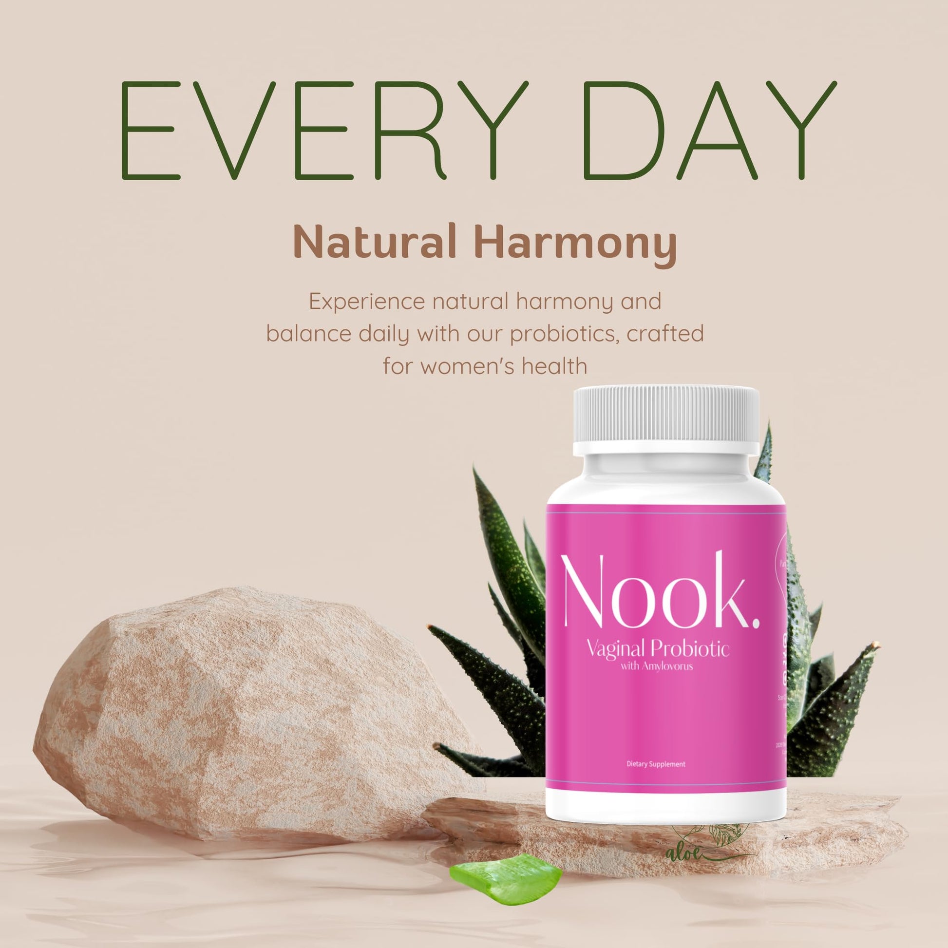 Nook Vaginal Probiotics for Women - pH Balance & Odor Control Feminine Health Supplements NookBuy Supplements Australia